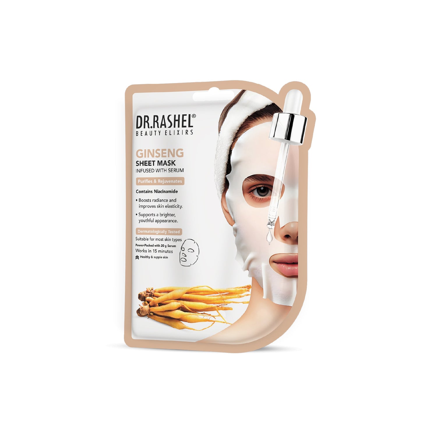 Dr Rashel Ginseng Serum Sheet Mask 20gm