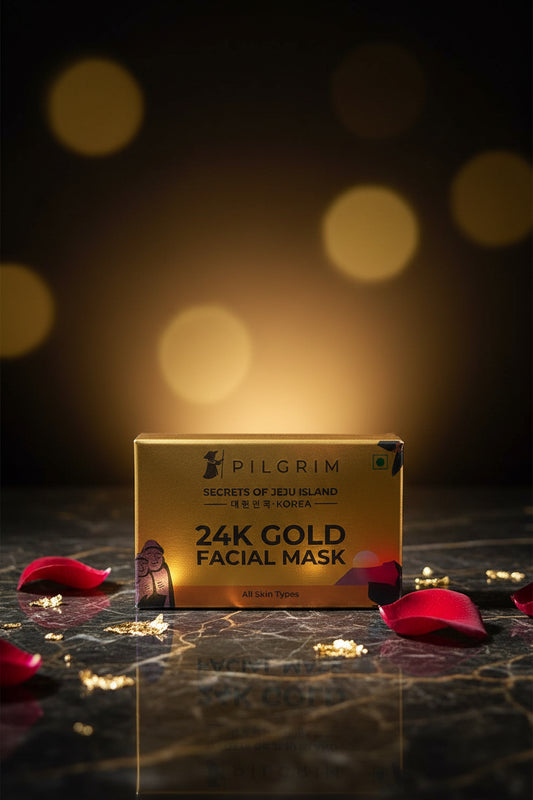 Pilgrim 24k gold facial mask 50gm