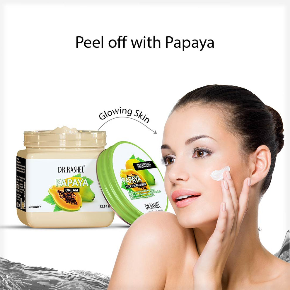 DR.RASHEL
Brightening Papaya Face and Body Cream For All Skin Types (380 ml)