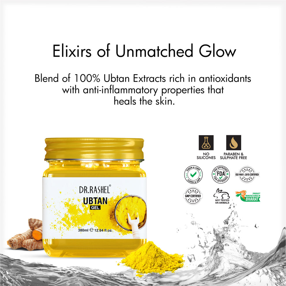 DR.RASHEL
Glowing Ubtan Gel For All Skin Types (380 ml)