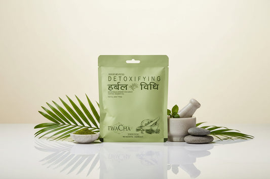 Twacha detoxifying herbal vidhi facial kit