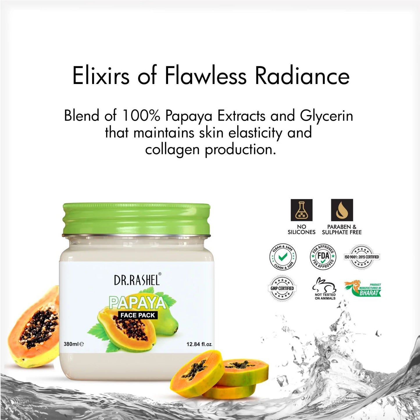 DR.RASHEL
Brightening Papaya Face Pack For All Skin Type (380 ml)