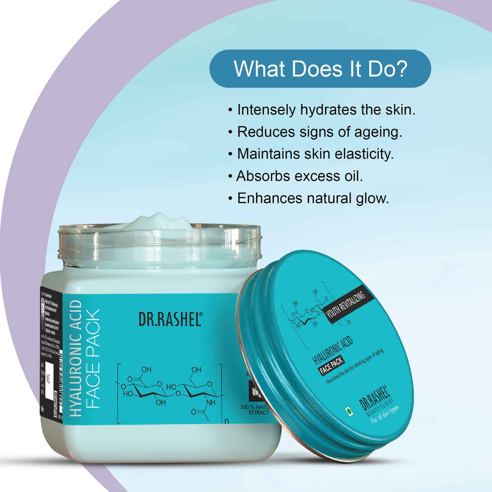 DR.RASHEL
Hyaluronic Face Pack All Skin Types (380 ml)