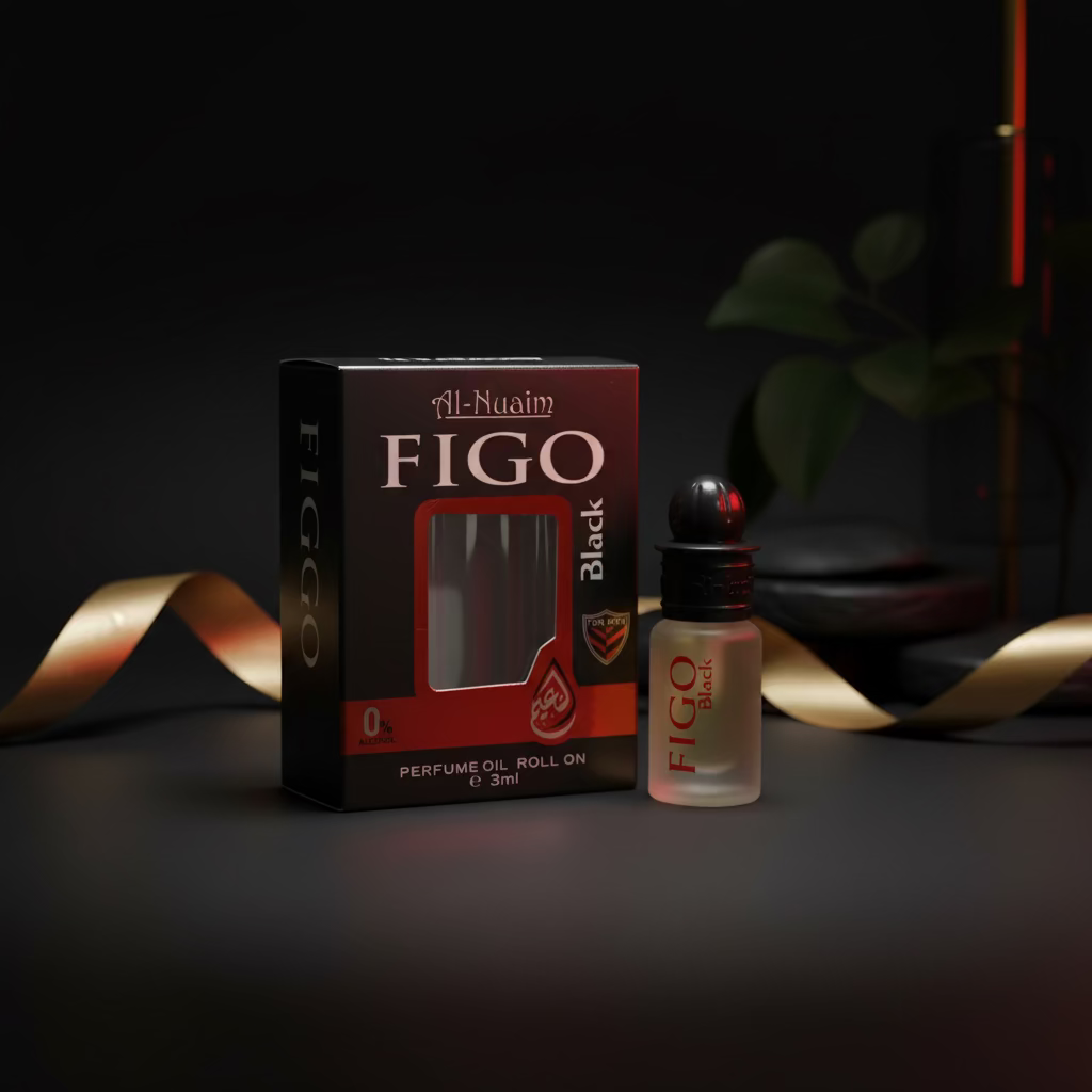 AL-NUAIM  (FIGO BLACK ) Perfume OiL ROll On 3 ml