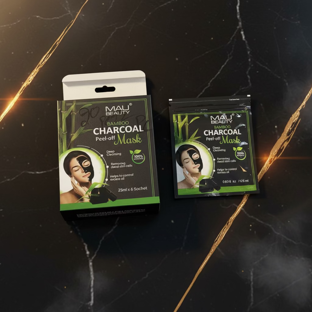 MAU BEAUTY ( Bamboo Charcoal Peel off  Mask 25ml