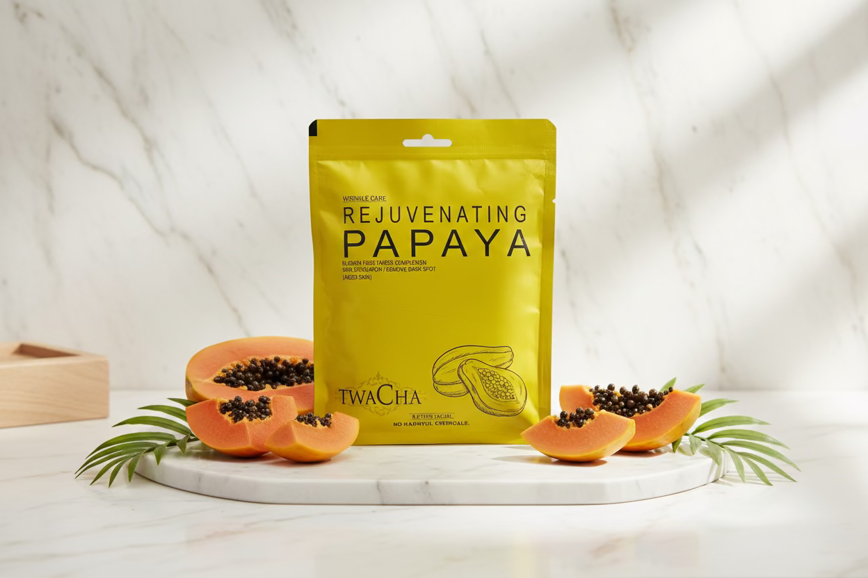 Twacha papaya 6 steps facial kit