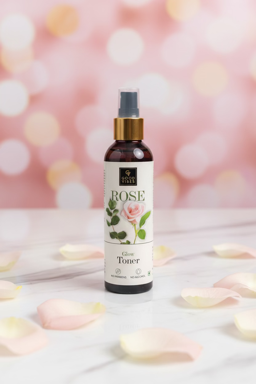 Good vibes rose glow toner 200ml