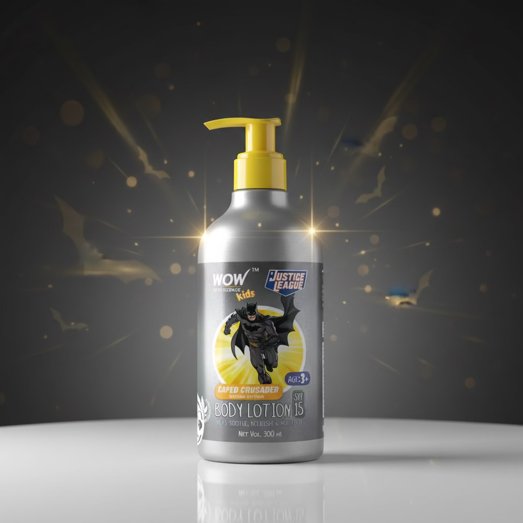 Wow caped crusader body lotion 300ml