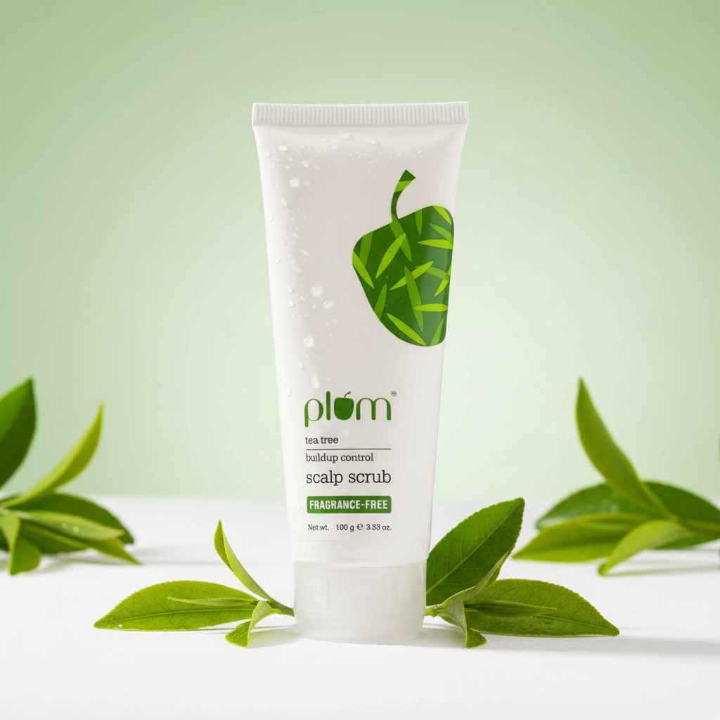 Plum tea tree scalp scrub 100gm
