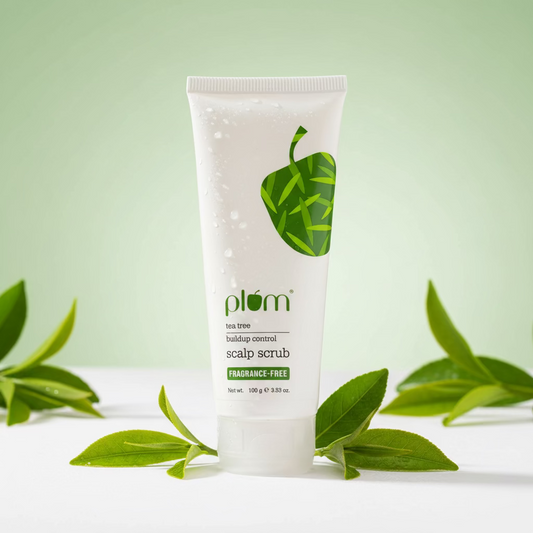 Plum tea tree scalp scrub 100gm
