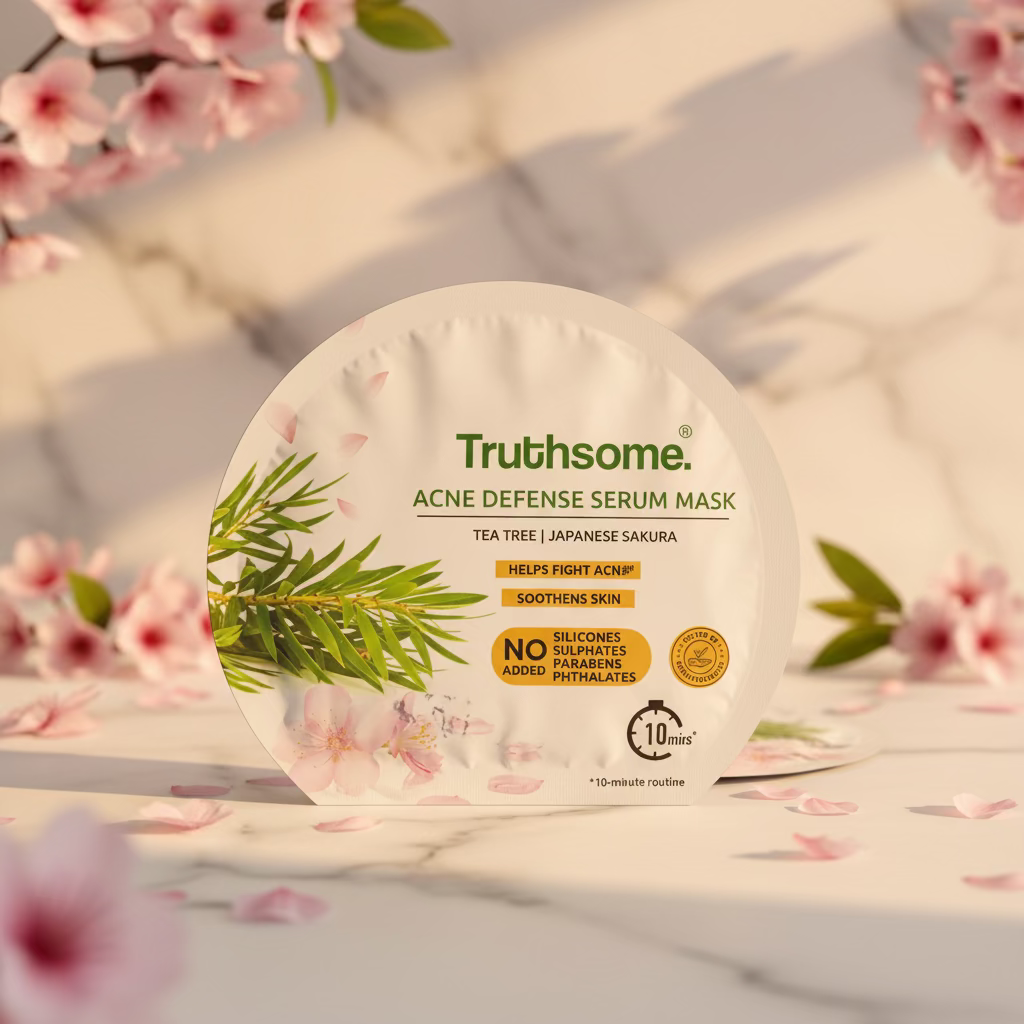 Truthsome acne defence serum sheet mask 25gm