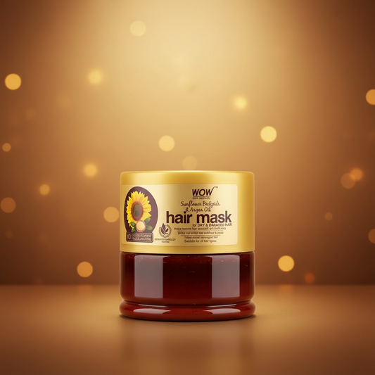Wow sunflower biolipids and argan oil hair mask 200ml