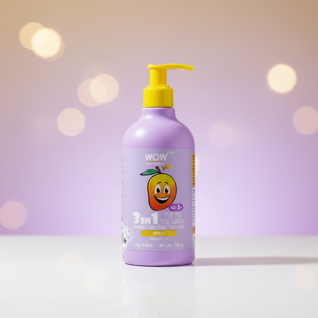 Wow mango baby wash 300ml ( 3 in 1 )