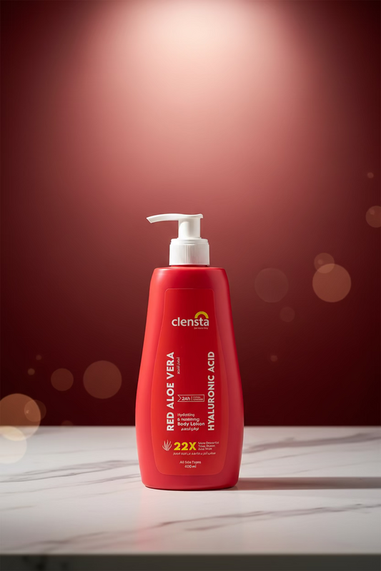 Clensta red aloevera body lotion 400ml
