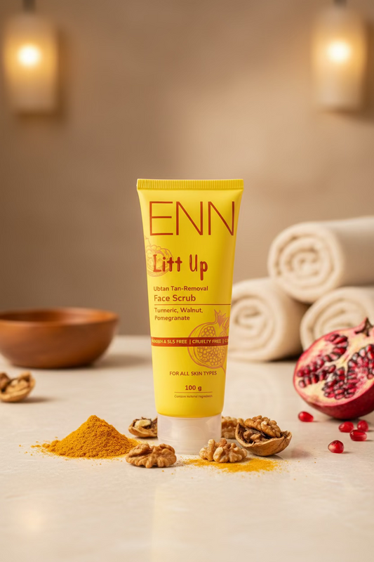 ENN Litt up ubtan tan removal face scrub 100gm