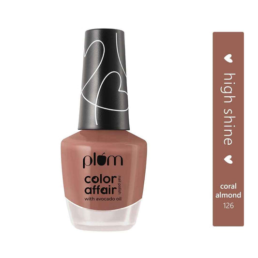 Plum Color Affair Nail Polish - Coral Almond - 126