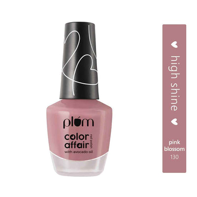 Plum Color Affair Nail Polish - Pink Blossom - 130
