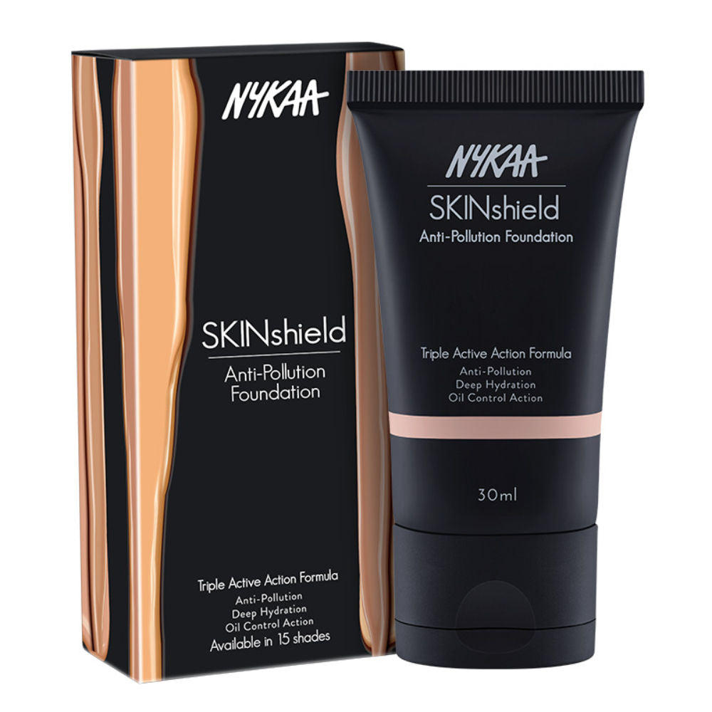 Nykaa SkinShield Anti-Pollution Matte Foundation for Oily Skin - Rose Beige - 04
(30ml)