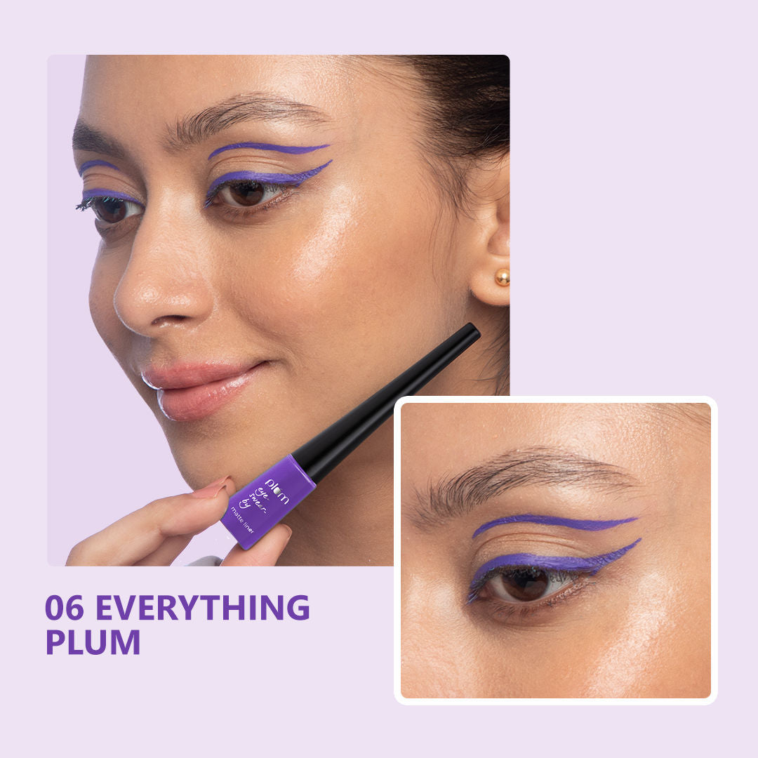 Plum matte eye liner-06 3ml (eyerything plum)