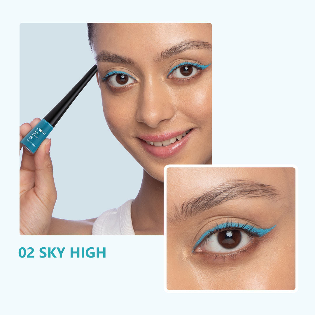 Plum matte eye liner-02 3ml (sky high)