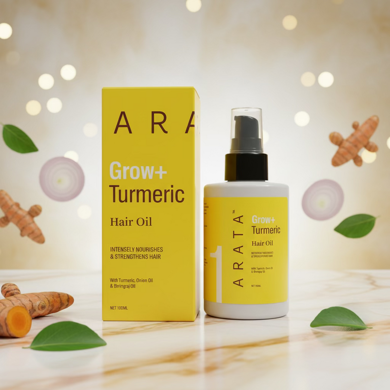 Arata Grow+ Turmeric Hair Oil 100ml