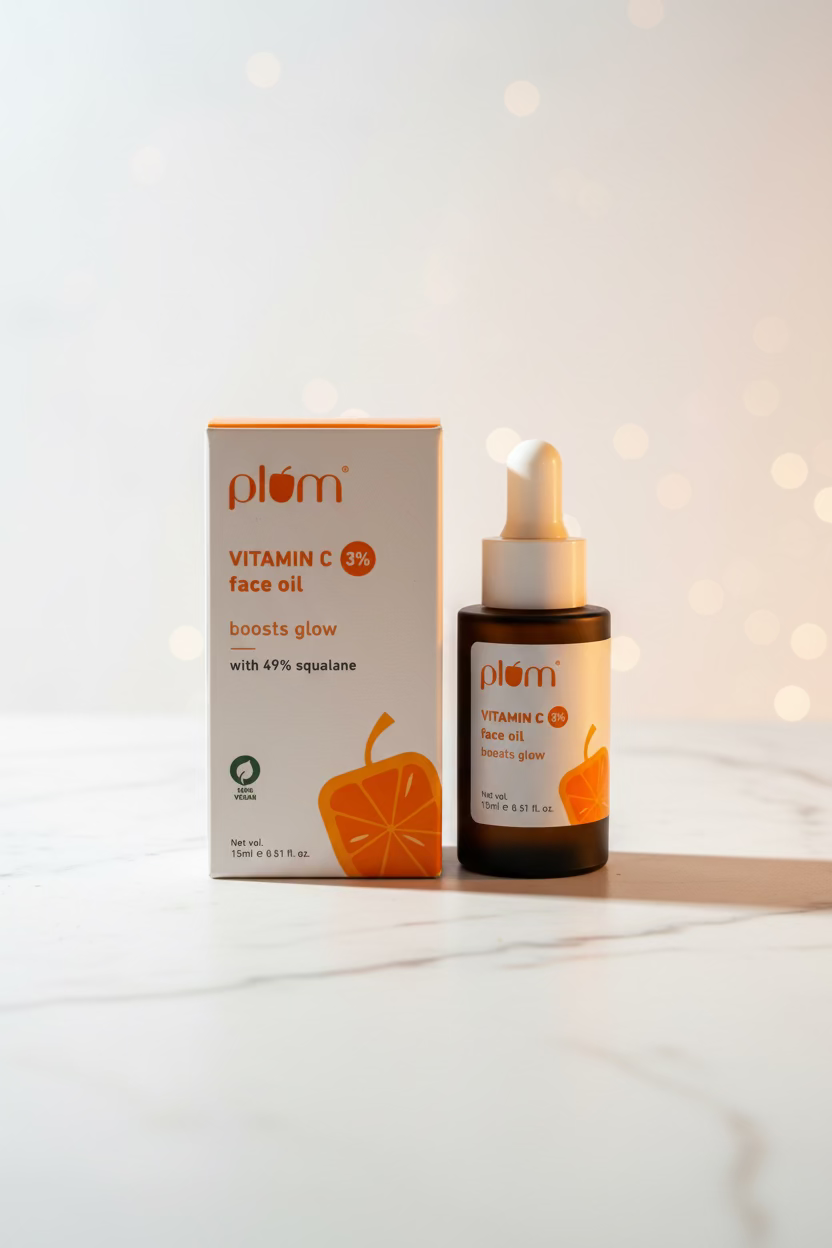 Plum Vitamin C Face Oil Boost Glow (49% Squaline )