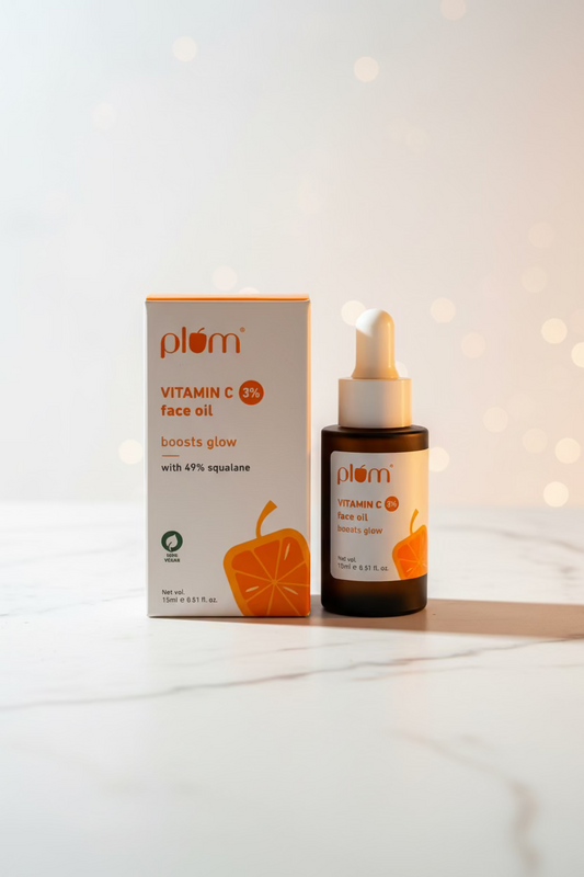 Plum Vitamin C Face Oil Boost Glow (49% Squaline )