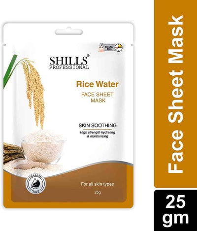 Shills Professional Rice Water Face Sheet Mask 25gm