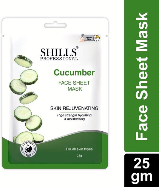 Shills Professional Cucumber Face Sheet Mask 25gm