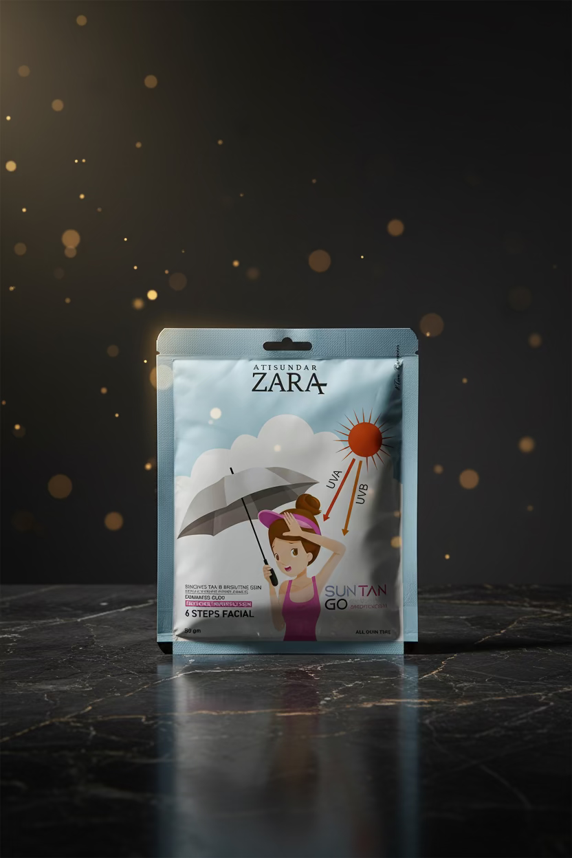 Zara 6 Steps Suntan Go Facial kit 53gm