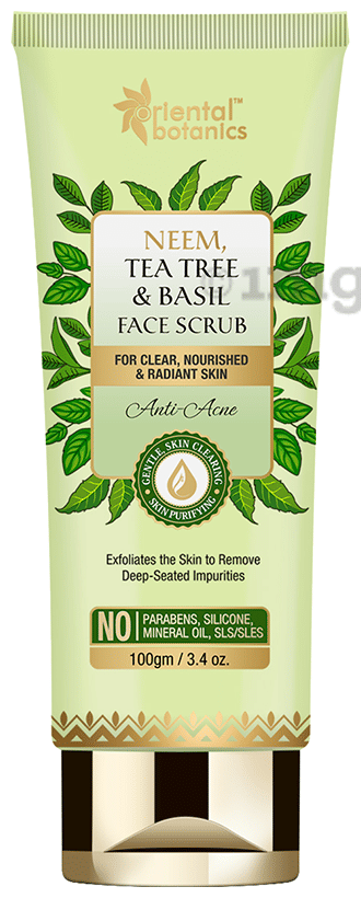 St. Botanica Neem,Tea Tree &Basil Face Scrub 100ml