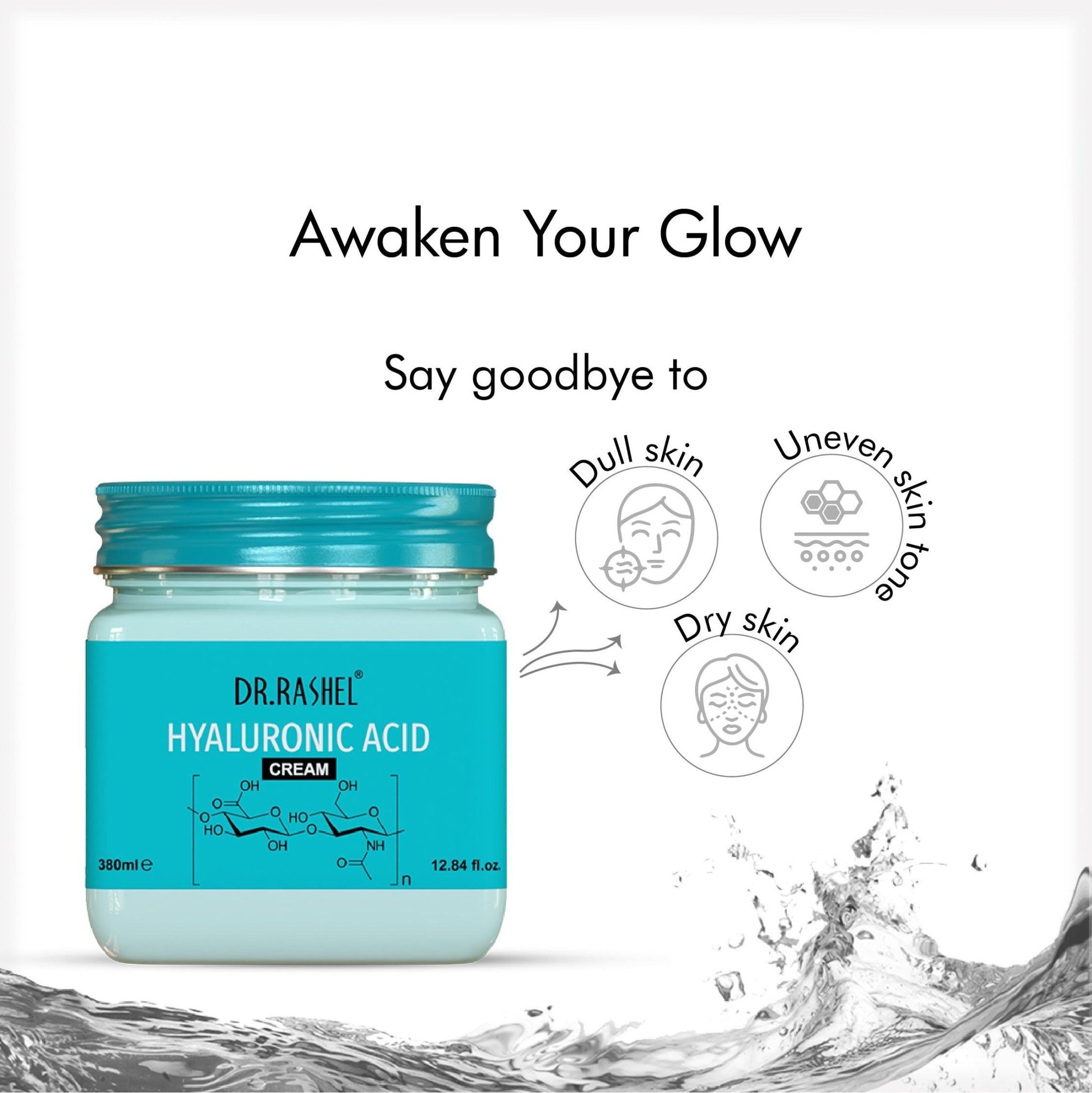 Dr Rashel Hyaluronic Acid Face & Body Cream 380ml - Tp online store