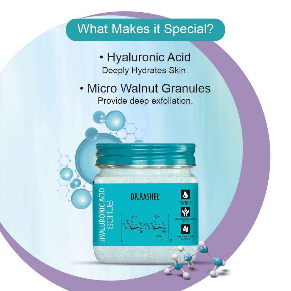 Dr Rashel Hyaluronic Face & Body Scrub 380ml - Tp online store
