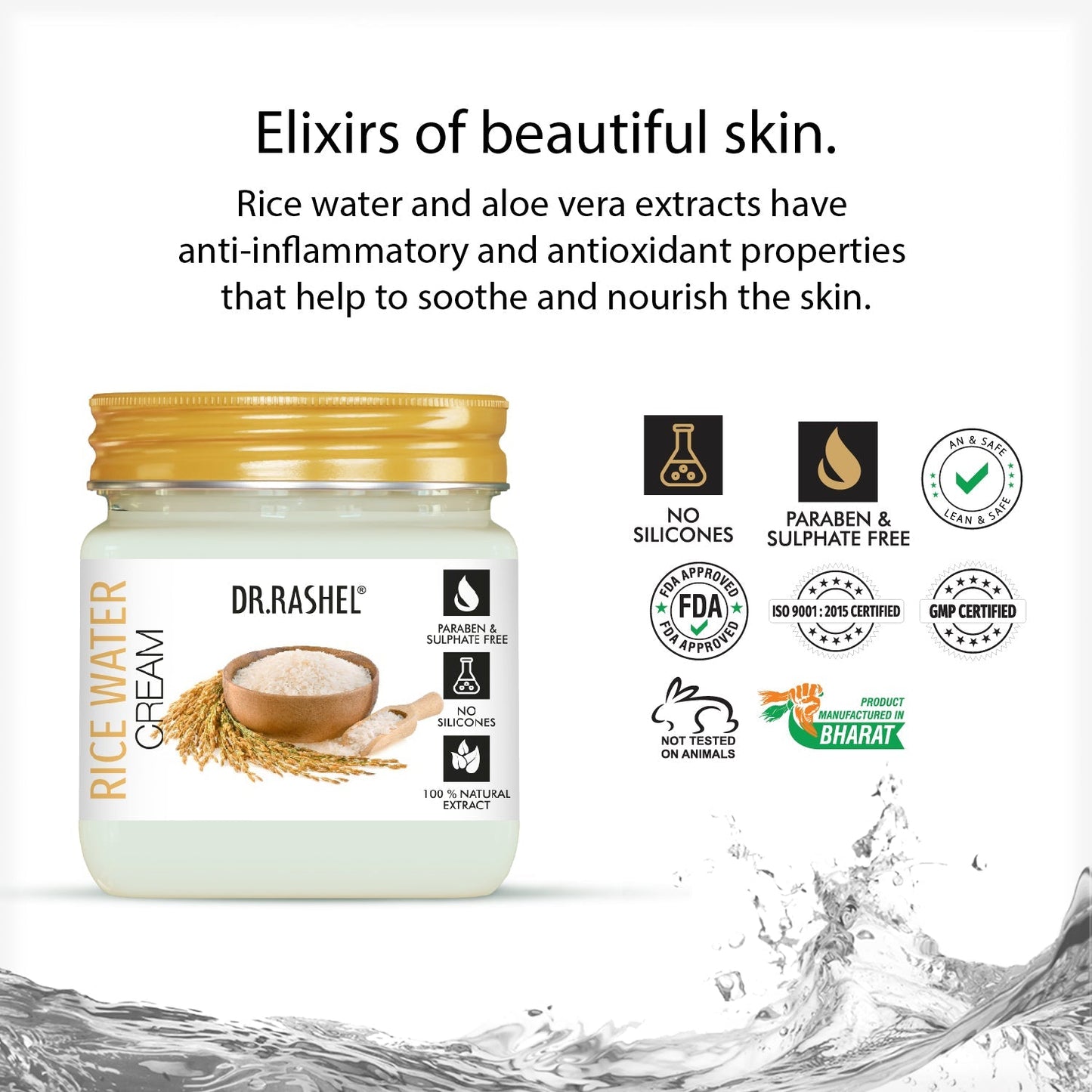 Dr Rashel Rice Water Face Cream 380ml - Tp online store
