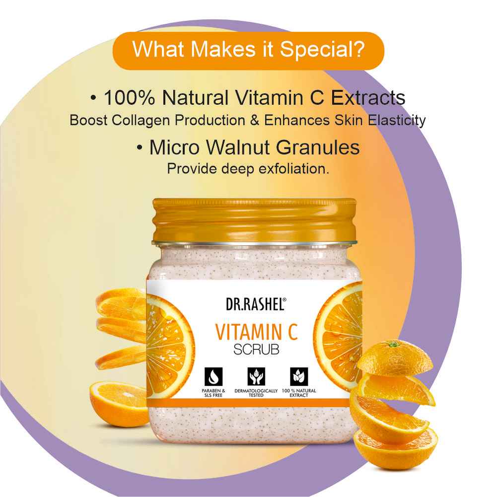 Dr Rashel Vitamin C Face & Body Scrub 380ml - Tp online store