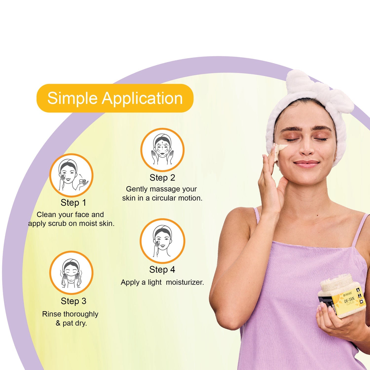 DR.RASHEL Anti - Tanning De - Tan Face and Body Scrub For All Skin Types (380 ml) - Tp online store