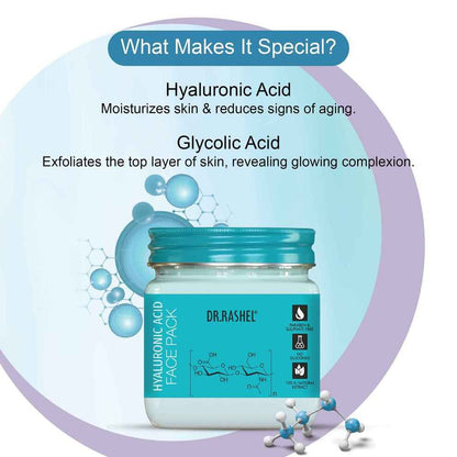 DR.RASHEL
Hyaluronic Face Pack All Skin Types (380 ml)