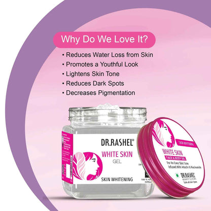 DR.RASHEL
Skin Whitening Gel For All Skin Types (380 ml)