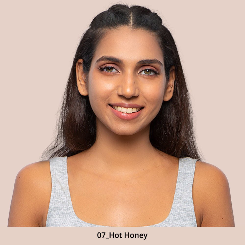 Nykaa SkinShield Anti-Pollution Matte Foundation for Oily Skin - Hot Honey-07 - Tp online store