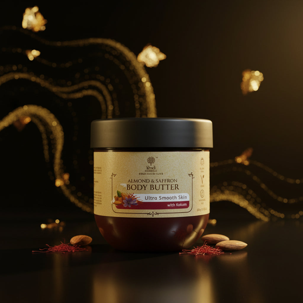 Khadi  almond & saffron body butter 200g