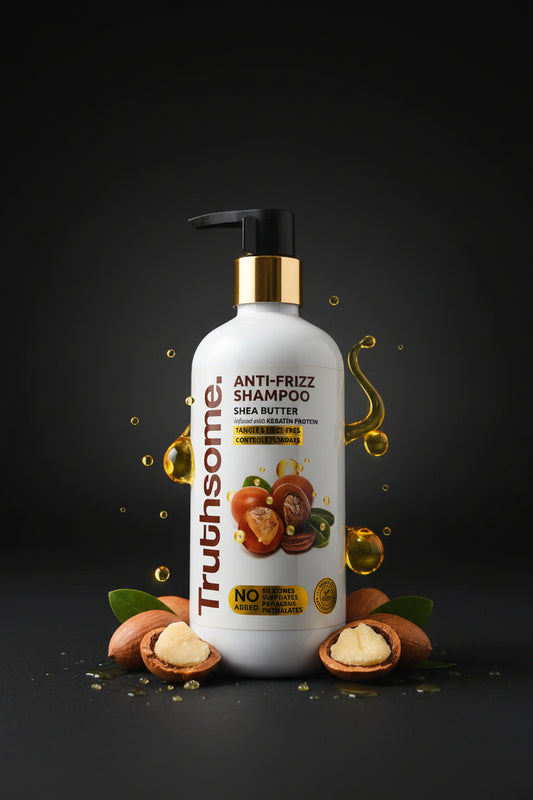 Truthsome anti -frizz shampoo Shea  butter infused with keratin protein  300ml