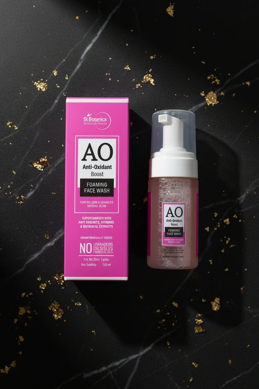 St. Botanica  AO  anti-oxidant boost foaming face wash 120ml