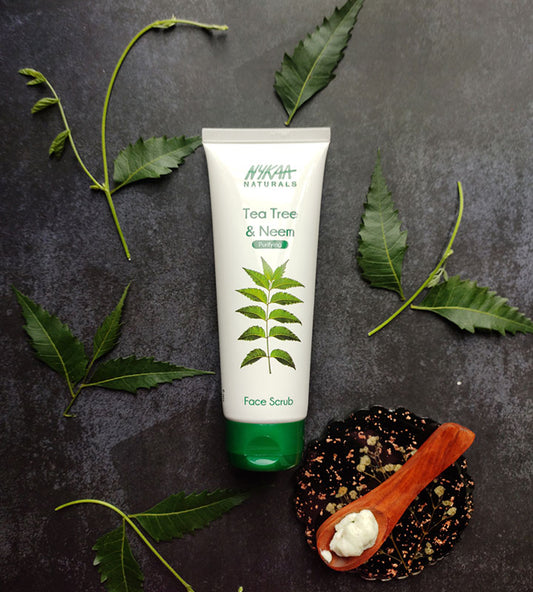 Nykaa tea tree face scrub 100gm
