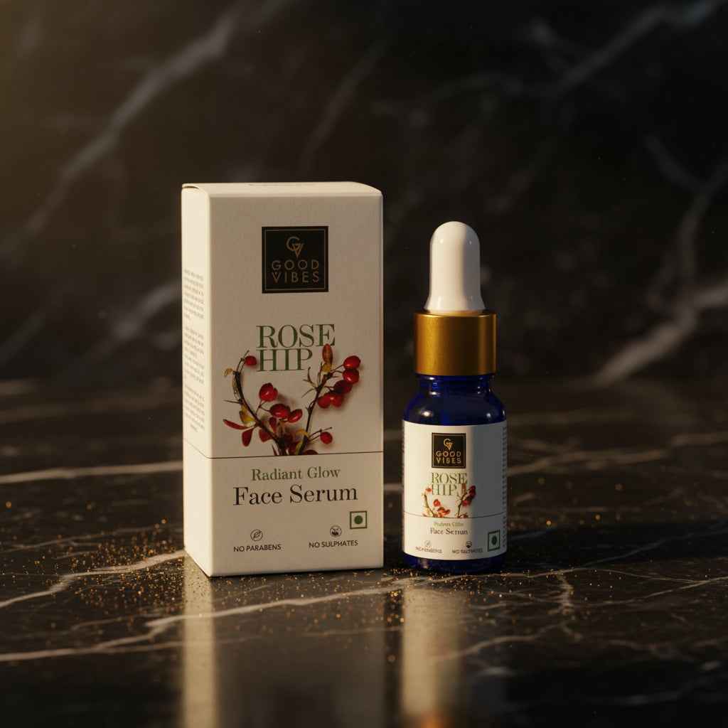 Good Vibes Rose Hip Radiant Glow face serum