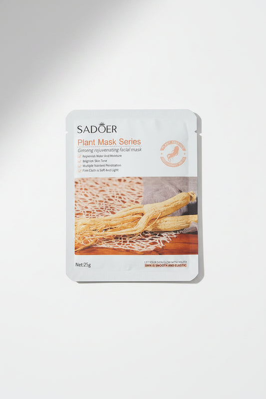 Sadoer plant mask series  ginseng  rejuvenating  facial mask 25 g