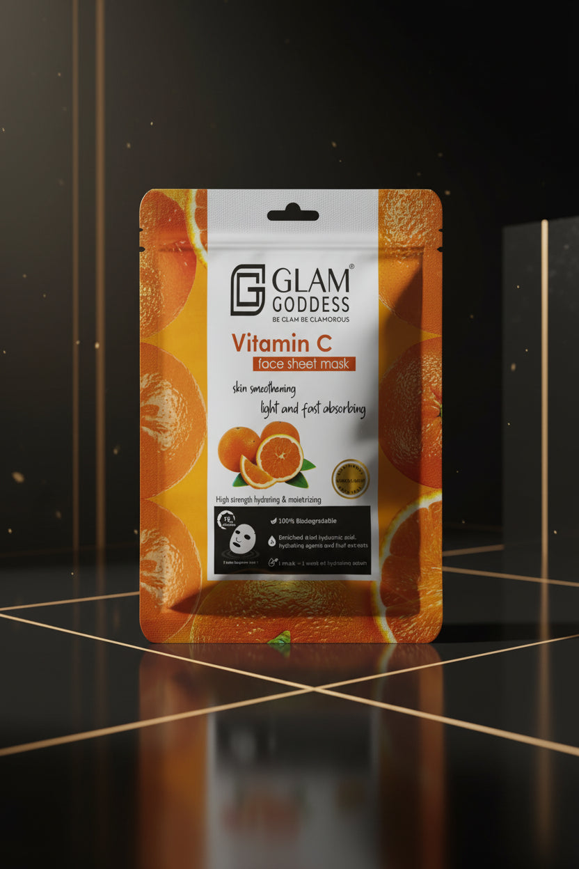 Glam Goddess Vitamin C face sheet mask 25 g