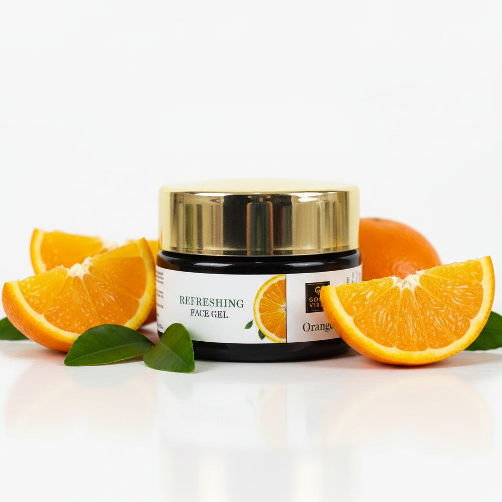 Good vibes  reereshing face gel orange