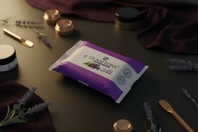 GLAMTONE Lavender Face wipes  25 wipes