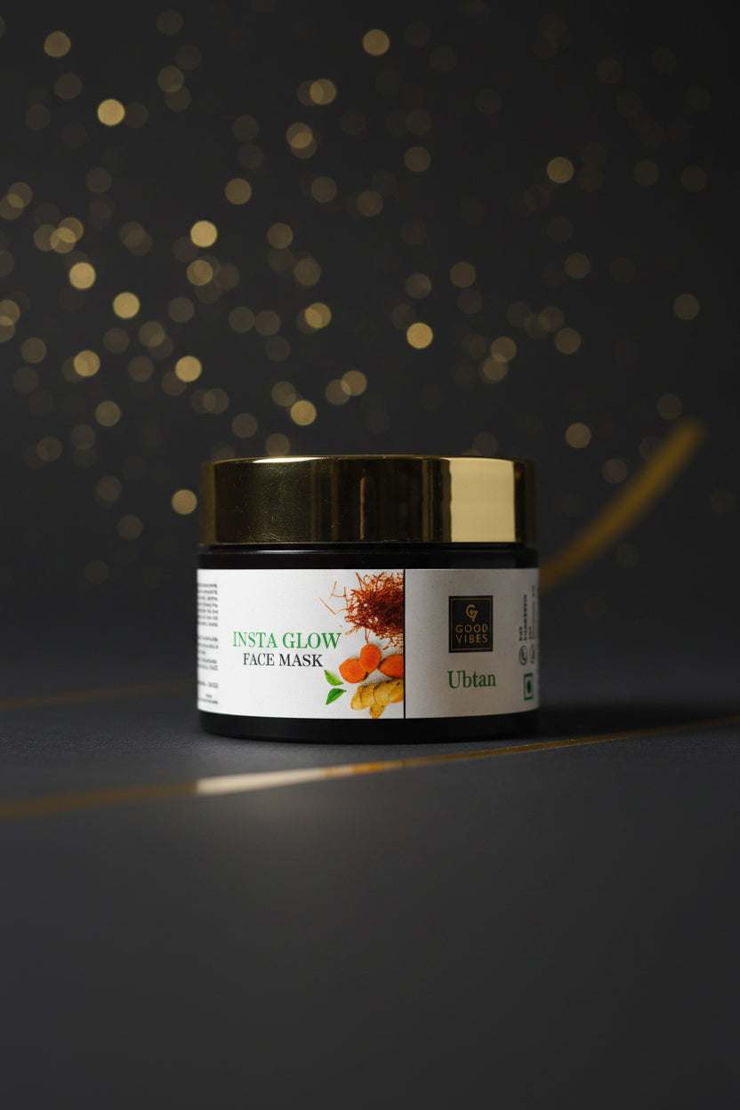 Good vibes insta glow face mask  ubtan 50g