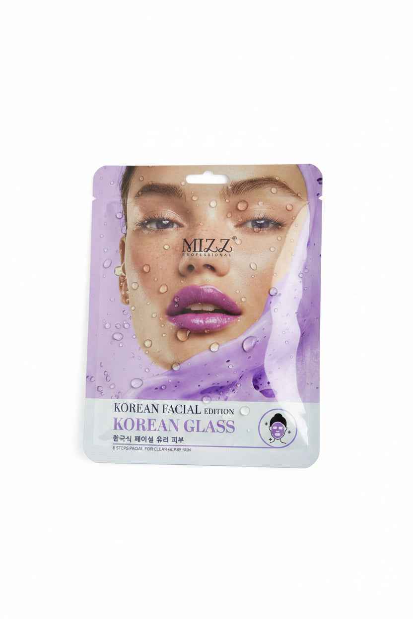 MIZZ( KOREAN FACIAL Edition  KOREAN GLASS) 6Steps Facial For Clear Glass skin 45g